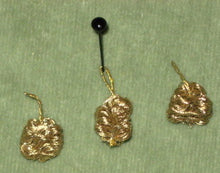 Load image into Gallery viewer, Antique Gold Metal Bobbles