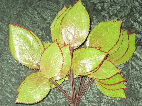 Vintage English Rose Leaves