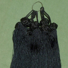 Load image into Gallery viewer, Circa 1900 Silky Black Tassel