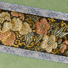 Load image into Gallery viewer, Vintage French Brocade Ribbon Chinoiserie Design