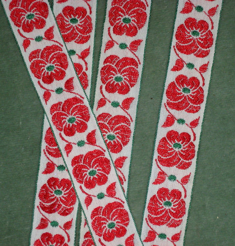 Circa 1940 Pansy Ribbon